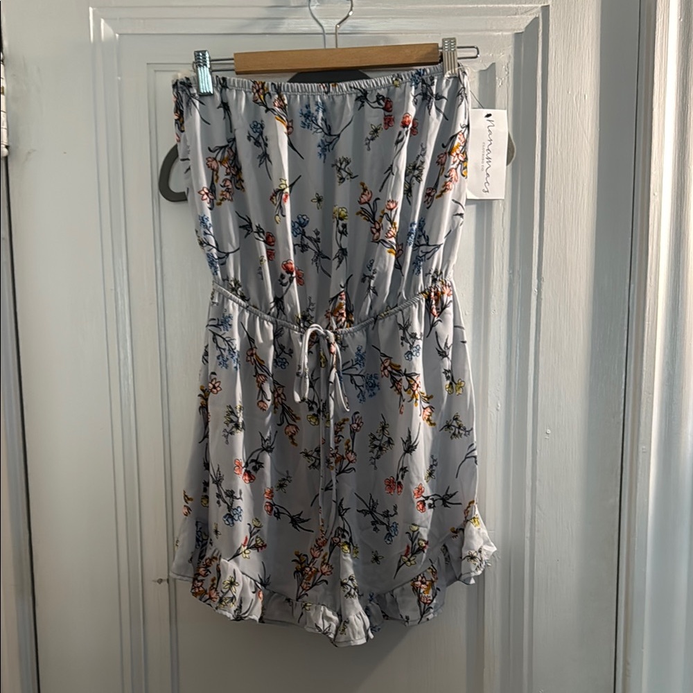 Floral NanaMacs Romper